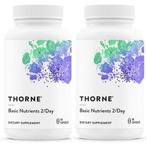 ThorneResearch 쏜리서치 기초영양소 종합비타민 60정 2병 basic nutrients