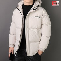 WZD 2022 새로운 남성 유행 짧은 코트 면 패딩 재킷 남성 겨울 두꺼운 패딩 재킷 따뜻한 캐주얼 패딩 재킷