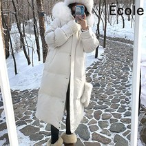 에꼴드파리 빈블 후드 롱패딩 F2XWUB003Z