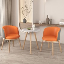 부부 안방 테이블세트 베란다 티테이블 카페 2인 원형, X타입, 상세페이지 참조