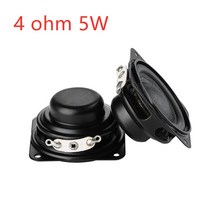 실내용스피커 침실 서재 AIYIMA-1.5 인치 4 옴 5/10W 미니 휴대용 스피커 40mm 풀 레인지 롱 스트로크베이, 01 4 ohm 5W, 01 4 ohm 5W