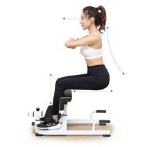 스쿼트 머신 푸쉬업바 종합 운동기구, 화이트