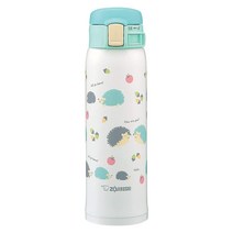 조지루시 초경량 보온보냉 원터치 텀블러 SM-SG48, 고슴도치 민트(GK), 480ml
