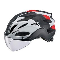 137087 OGK KABUTO VITT 자전거 헬멧 S - XXL 사이즈, L 머리 둘레 23.2 - 23.6인치(, G-1 매트 화이트 레드