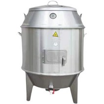 업소용 바베큐 드럼통 구이 숯불구이 삼겹살 스토브, 80cm(창 없음) 2단