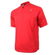 하이골드 HI GOLD 반집업 경량 반팔 바람막이 HL205MBAWS004 (적색) 땀복