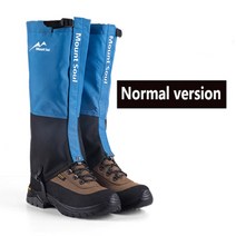 숏스패츠 심마니 치마 뱀퇴치 여름 각반 하이킹 레깅스 각반 방수 부츠 슈즈 레그 커버 사냥 등산 캠핑 스, 04 General Blue_04 L(41-43)