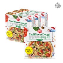 오뚜기 베지터블 컬리플라워도우 피자 405g, 4개