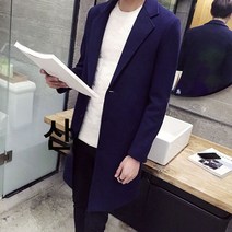 Z3JC 하프 겨울 캐주얼 멋 슬림 도톰 남성 트렌치코트