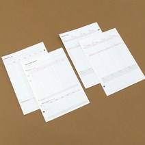 [A5] 6공 리필 속지_캐쉬노트