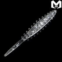 피싱메카 월희 오니배트 1.5인치 볼락웜 TPR소재 전갱이 송어웜, 오비실버펄