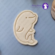 벨루가 쿠키커터 (01) / 동물 쿠키커터/ 바다생물 쿠키커터 / 홈베이킹 / 아이싱쿠키 만들기 / 쿠키만들기 / 허니버니 쿠키커터 /고래쿠키커터, (C) 7.8 x 8.8 cm