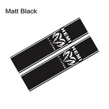 픽업트럭 닷지 램 1500 2500 용 픽업 스티커 Hemi Rebel 5.7 리터 트럭 백 도어 사이드 맞춤형 데칼 비닐 커버 자동차 액세서리, 08 Matt Black