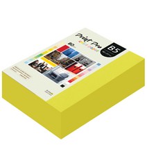 종이문화 프린트 프로 칼라 복사용지 No 08 브라이트옐로우 80g, B5, 680매