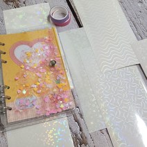 다이어리스티커 투명 6종 감성스티커 잘라쓰는 스티커 예쁜스티커 디자인스티커 다꾸스티커, 상세페이지 참조, 상세페이지 참조