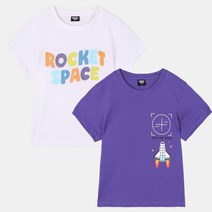 인디고뱅크키즈 그래픽 티셔츠 2장세트 IKRT214G2_강남점