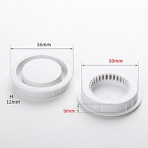 환기구 라운드 플라스틱 통풍 가 캐비닛 옷장 보이지 않는 그릴 커버 디퓨저 멍, 03 WHITE