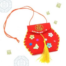 (OR) 펠트 복주머니 만들기, 단품