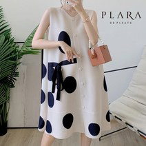 플라라 77까지 리스도트리본플리츠원피스 PK2MOP072C