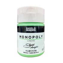 쉴드 모노폴리 아크릴물감 낱색 (250ml)66색, 본수량선택함, 632 Emerald Green