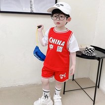 농구저지 농구 슈팅 져지 농구복 반티 아동농구복세트남아여아남아연기복트레이닝점퍼차이나홍