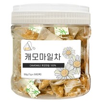 권뱅푸드 삼각티백 캐모마일 차 1g x 50티백 카모마일 꽃차, 50g, 50개, 1개