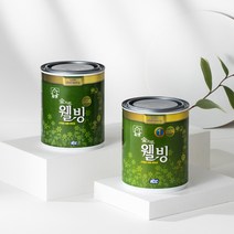 KCC 숲으로홈앤웰빙 0.9L/젯소없이 가능한 DIY 무독성친환경 실크벽지 프리미엄페인트, 색상선택, 화이트5