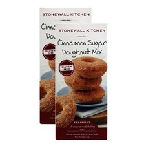 Stonewall Kitchen 글루텐프리 시나몬 슈가 도넛믹스 510g x2팩, 2개