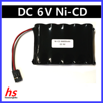 PORESO 6V AA 600mAh JAE-3P 니카드 Ni-CD 수신기 RC RC카 탱크 배터리 건전지 충전지 충전팩