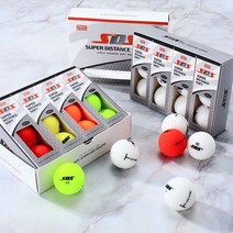 넥센 SDS 슈퍼 소프트 무광 3피스 고반발 골프공, 상세설명 참조, 슈퍼 디스턴스 소프트 4컬러