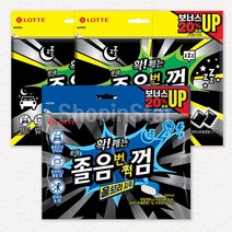 롯데 졸음번쩍껌 리필 105g 2개+울트라 파워 96g 1개, 단품