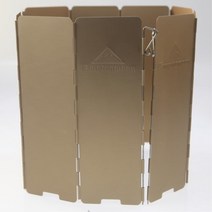 10단 접이식 알루미늄 버너 바람막이 캠핑용 가스바람막이 야외준비물 가족여행 가드