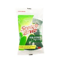 3M 스카치 브라이트 항균 수세미 다목적용, 1개입, 2개