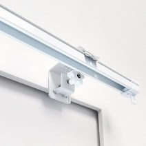 감성다는남자 안뚫어고리 안뚜리 레일용+커튼레일 세트, 안뚜리 레일용 1단+커튼레일 4호