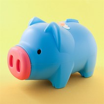 팬시 청색 돼지저금통(특대)/팬시점판매용 은행사은, 기본