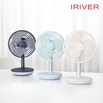 [아이리버] 저소음 무선 탁상용 회전 선풍기 TF-4000A 블루, 단품