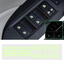 혼다 어코드 빛나는 자동차 윈도우 스위치 스티커 혼다 시빅 어코드 시티 오디세이 CRV HRV 재즈용, 한개옵션0