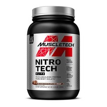 Whey Protein Isolate | MuscleTech Nitro-Tech Elite Isolate | Whey Isolate Protein Powder for Muscle, 1개