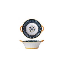 BLOWFISH FUGU 북유럽 스타일 양손 스프볼 라면그릇 도자기 스프그릇 1P/2P, 1P, C