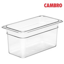 캠브로 PC바트 1/3 PC밧드 냉장고 투명 보관 용기, PC바트 1/3 (6인치)