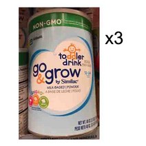 시밀락 고 앤 그로우 토들러 분유 40온스 3팩 Similac Go & Grow Non-GMO Toddler Drink 40 oz