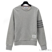 [톰브라운] [THOM BROWNE] 남성 코튼 4-바 크루넥 맨투맨 MJT248P069