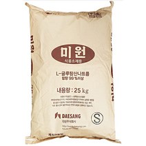 대상 미원 업소용 L-글루탐산나트륨 25kg 1개