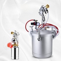 압송탱크 압송기 페인트 분사기 후끼 에어리스 도장기 락카 스프레이 건, 15리터 + 2.5구경 건 5미터 튜브