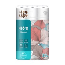 나무야나무야 내추럴 3겹 27m 30롤 화장지
