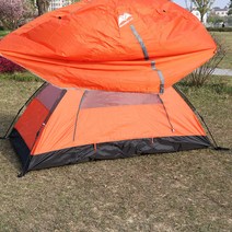 면텐트 거실형텐트 감성텐트 에어텐트 스노우라인텐트 원터치텐트6인용 루프탑텐트 패스트캠프 원터치 텐트 6인용 텐트 타프 2인용텐트, 보람 이중 호우 더블