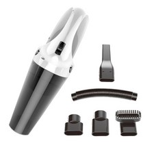 [해외]전기 무선 진공 청소기 usb 충전 가정용 자동차 용 내장 배터리 스마트 핸드 헬드 진공 청소기 청소 도우미, 협동사, 하얀색