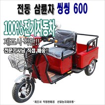씽씽600 전기 삼륜차 전동삼륜차 전동차 전동운반차 신일종합건조기