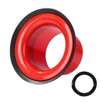 드럼 하단 마이크 라우드 스피커 음성 사운드 앰프 액세서리 베이스 홀 보호 타악기 예비 부품, [03] Red