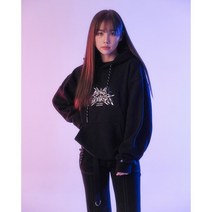 [인디고미드나잇] 블레이드 엣지 후디 블랙